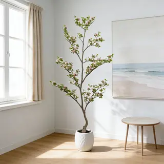 Artificial Island Spring Flower Tree (KD) , 245cm & 280cm – Wholesale Faux Greenery for Commercial Projects